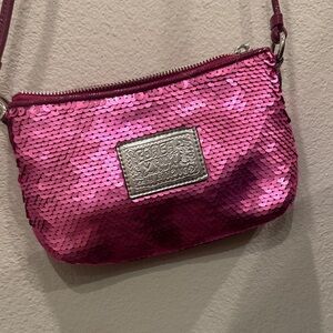 Coach Pink Sequin Crossbody Bag
